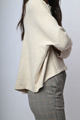 Pull oversize misto viscosa