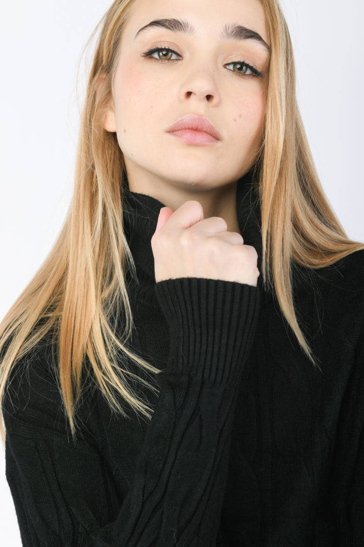 Dolcevita boxy a trecce