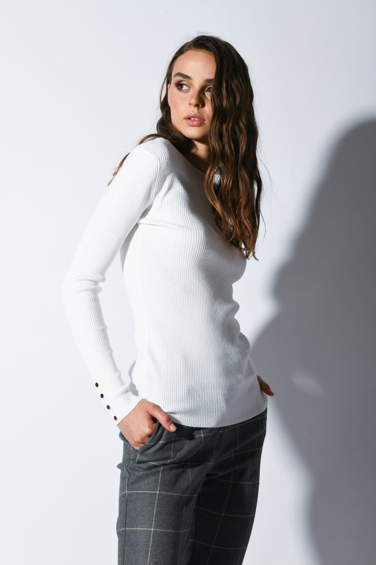 Pull con scollo a barchetta