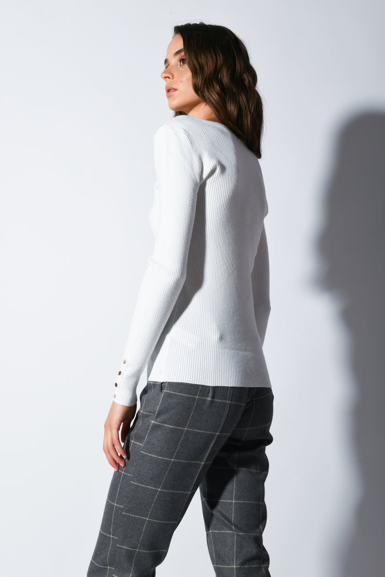 Pull con scollo a barchetta