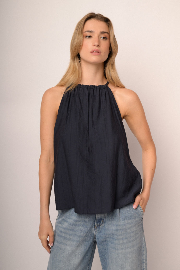 Top con accessorio legno