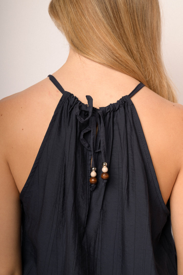 Top con accessorio legno