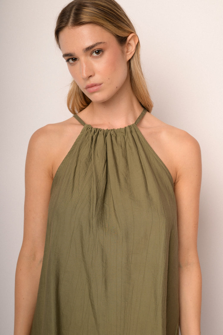 Top con accessorio legno