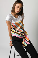 T-shirt a stampa righe