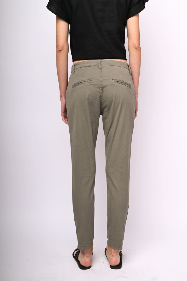 Pantaloni in cotone stretch