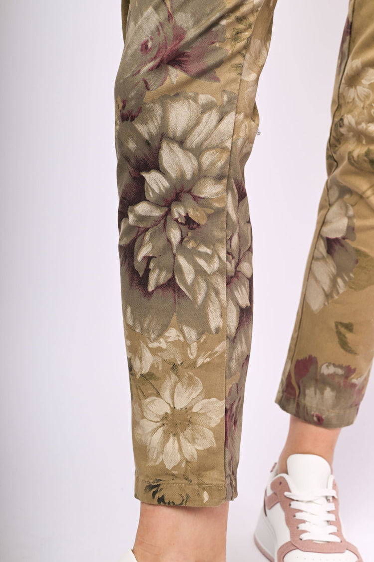 Pantaloni a stampa floreale