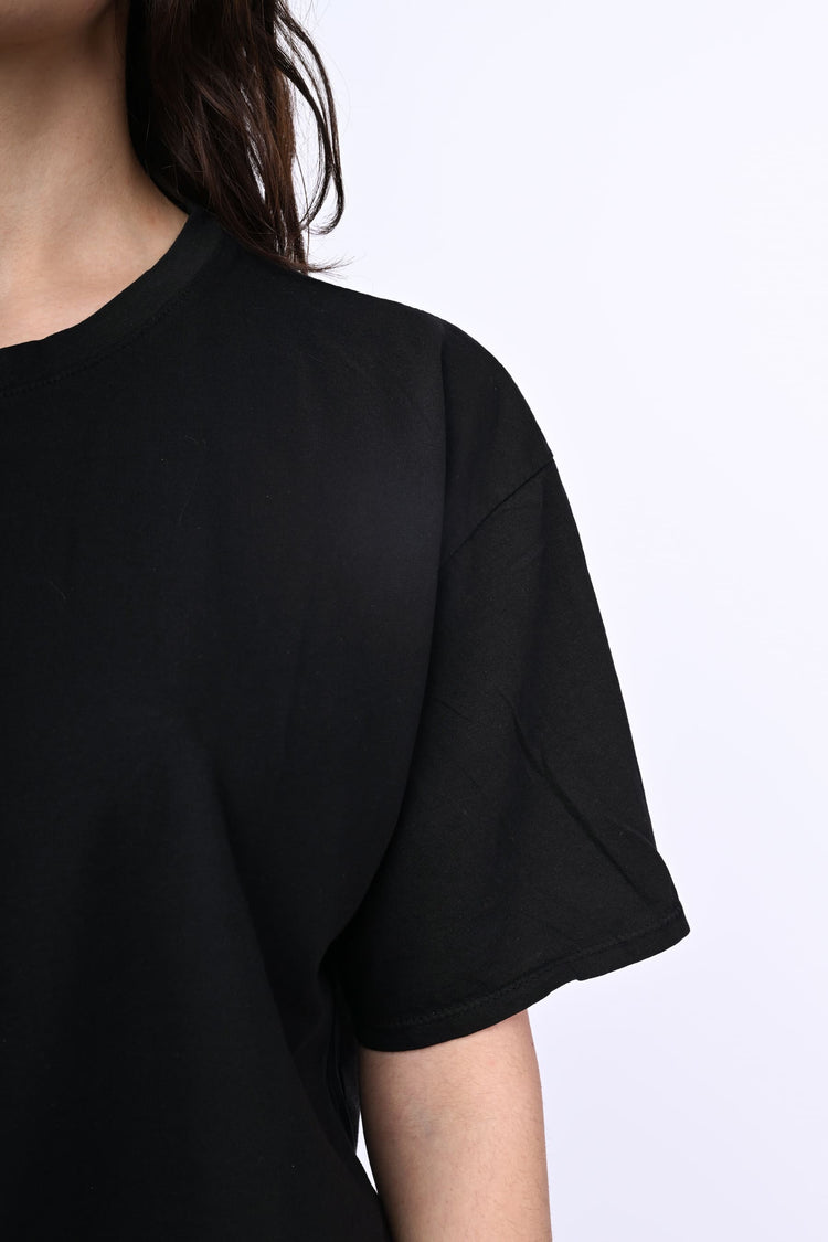 T-shirt crop in cotone