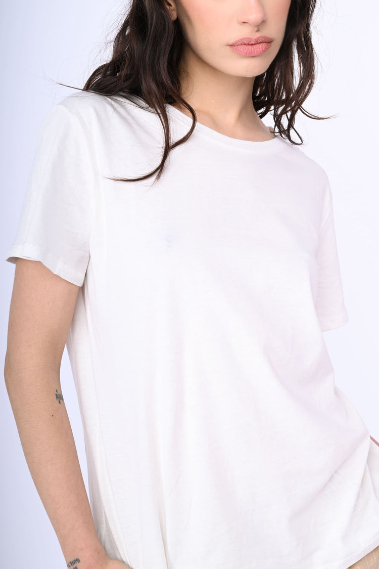 T-shirt in cotone stretch