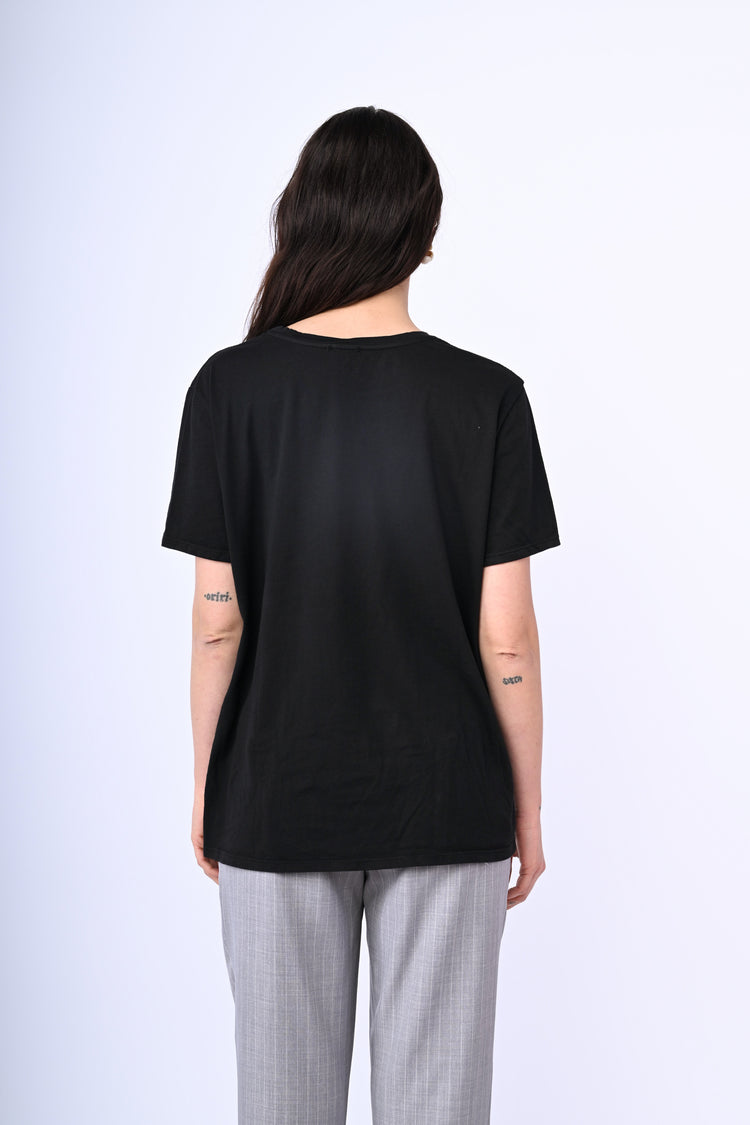 T-shirt in cotone stretch