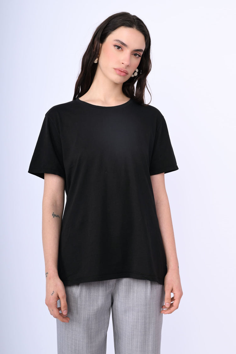 T-shirt in cotone stretch