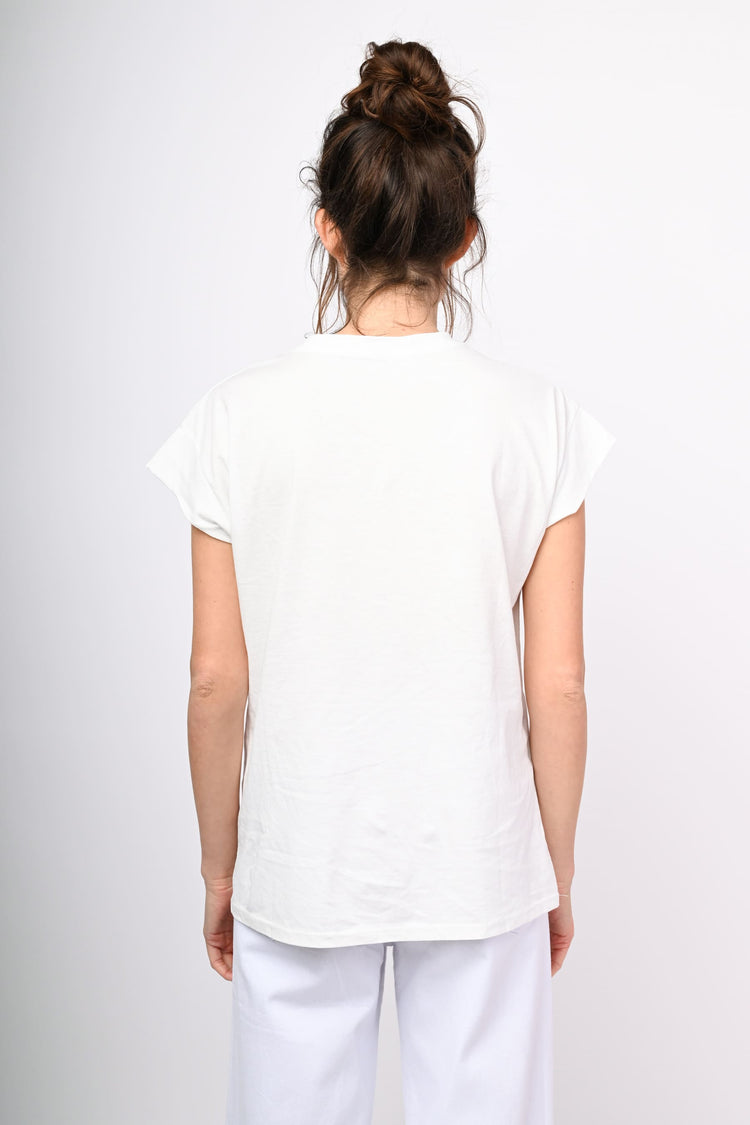 T-shirt Whatever in cotone