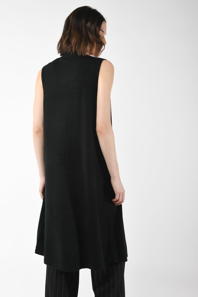 Gilet lungo misto viscosa