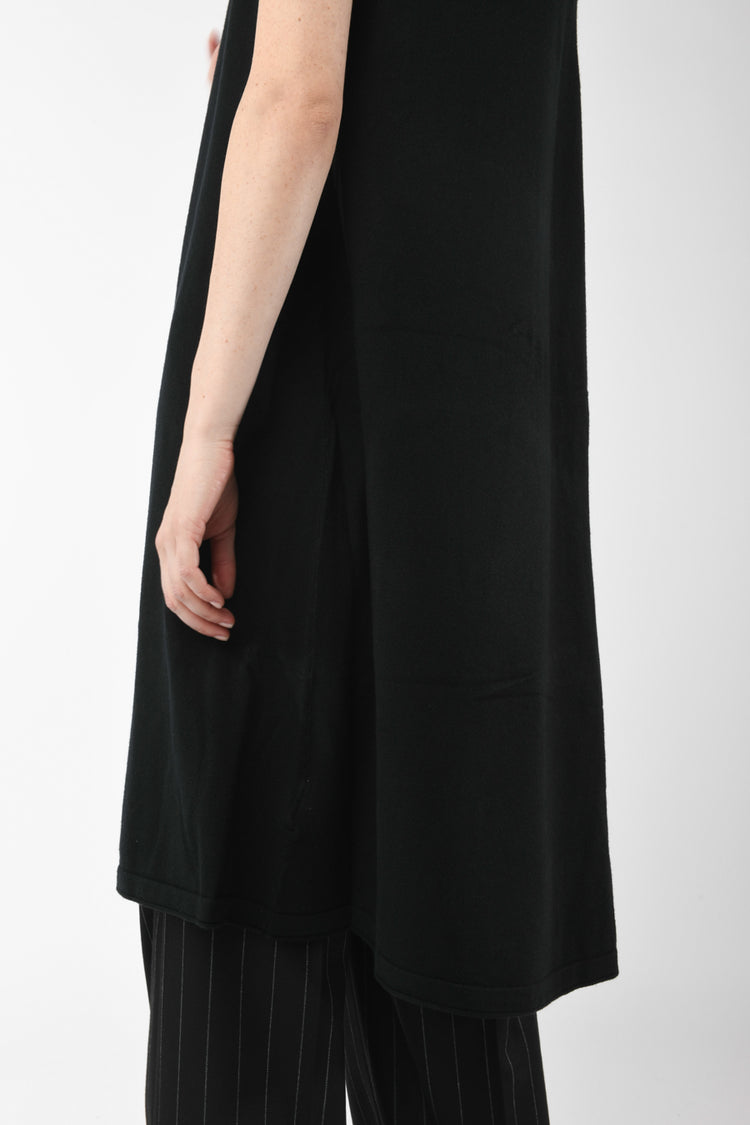 Gilet lungo misto viscosa