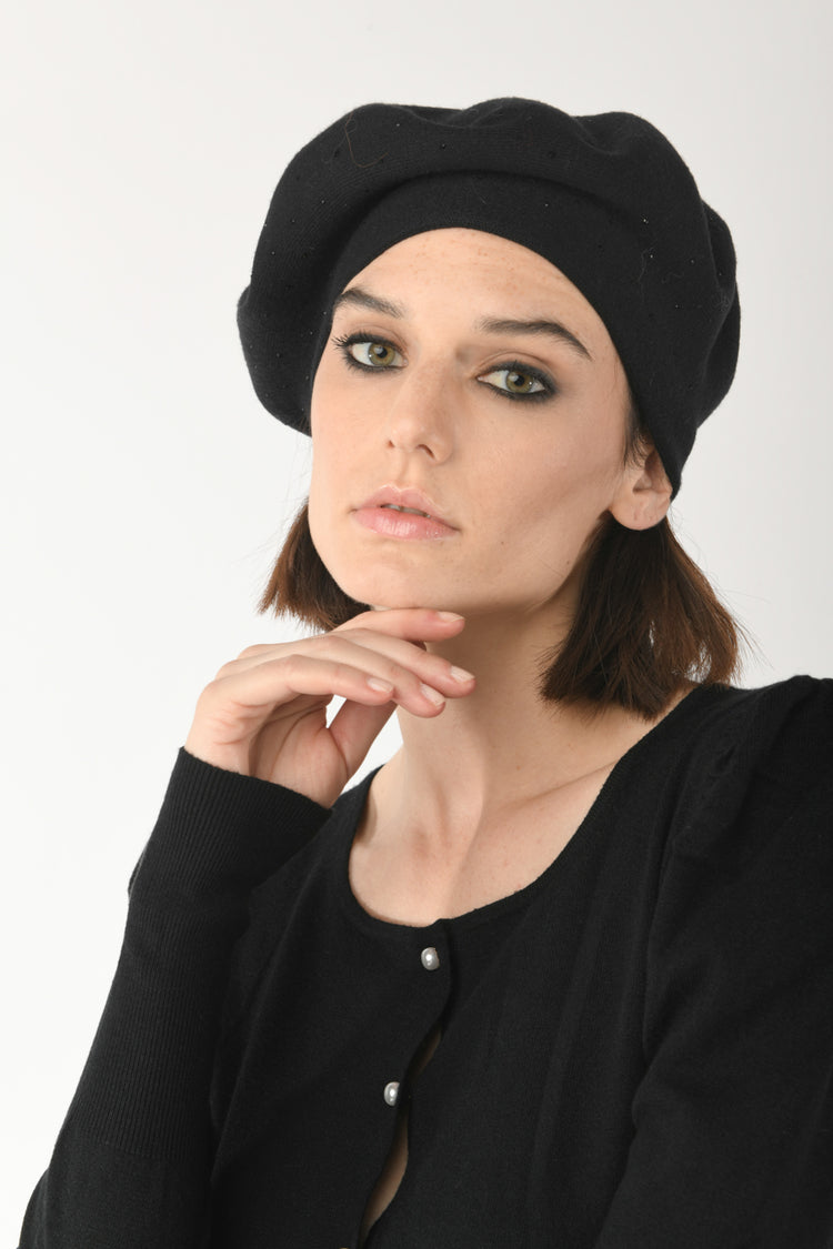 Cardigan con maniche a sbuffo