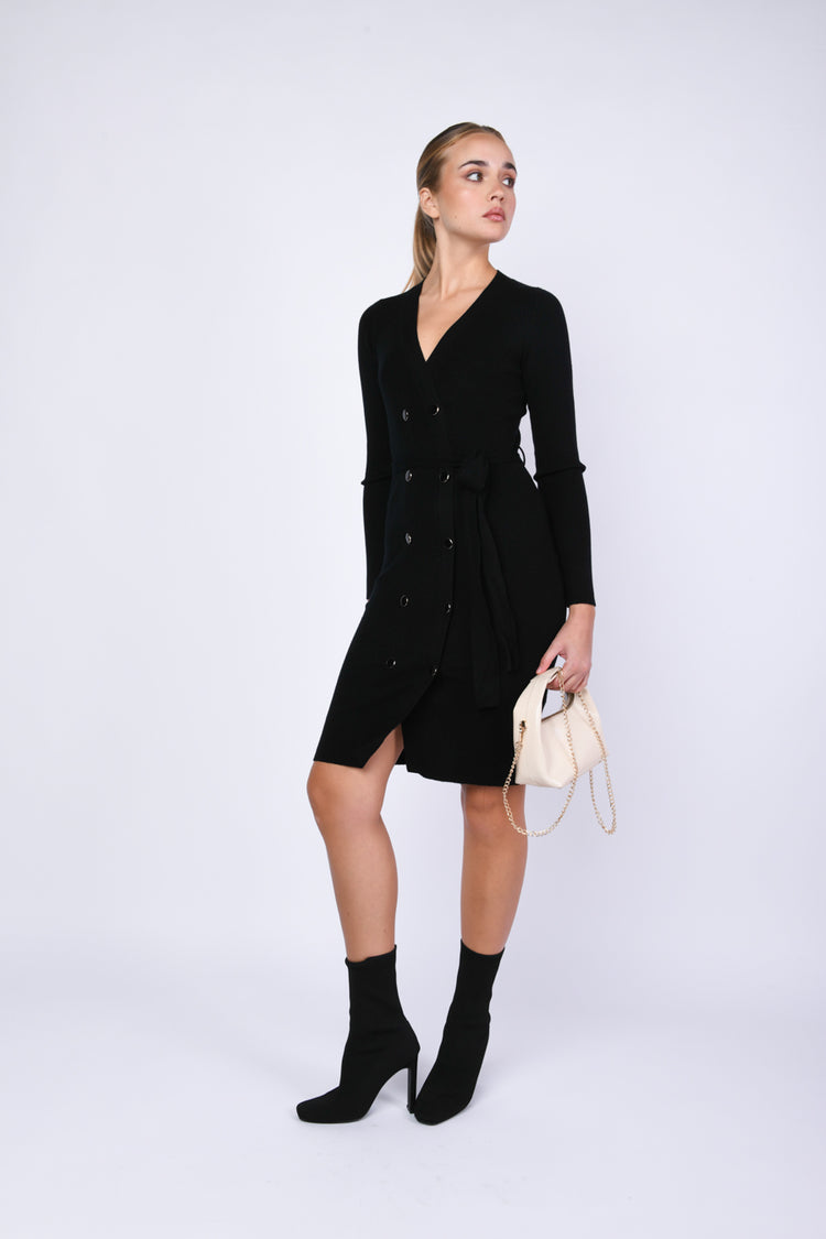 Abito doppiopetto in maglia