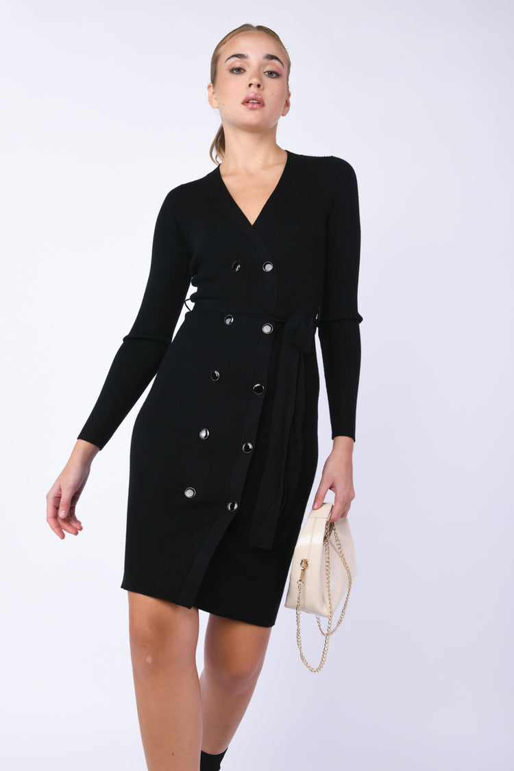 Abito doppiopetto in maglia