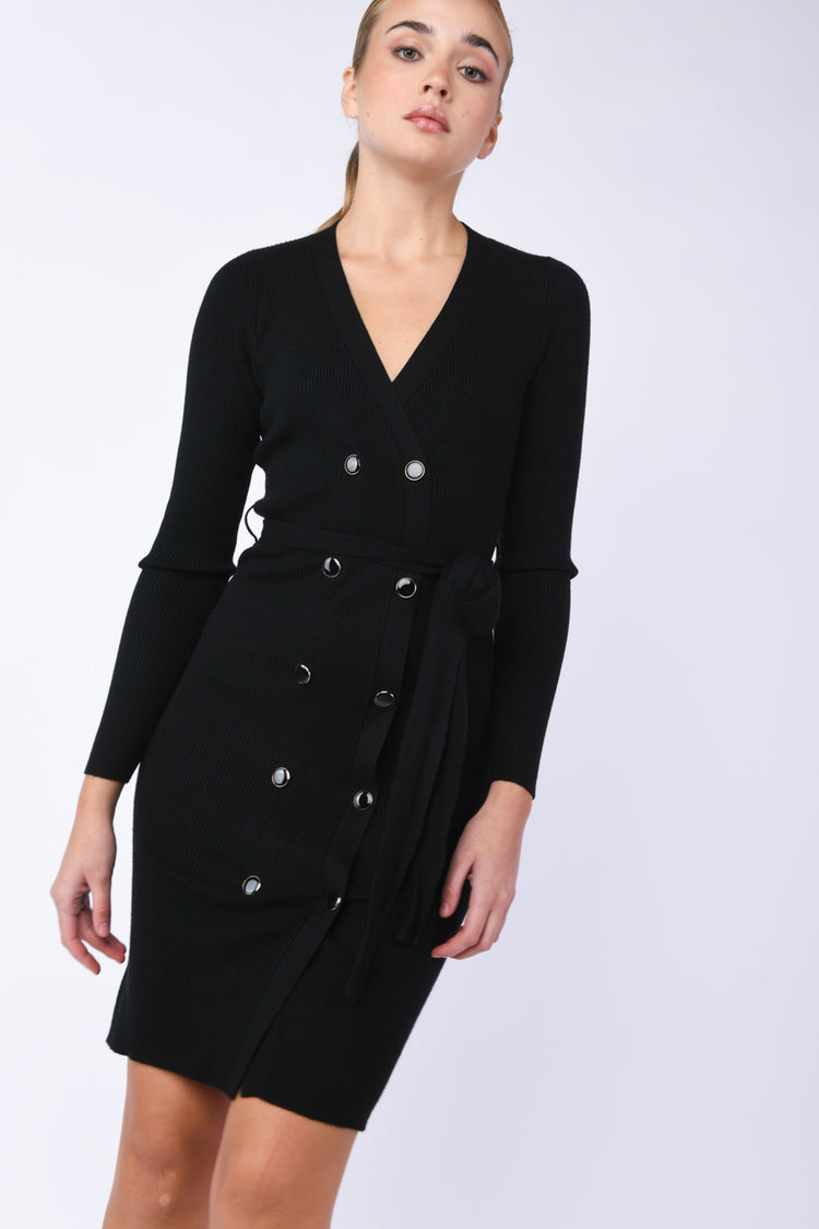 Abito doppiopetto in maglia