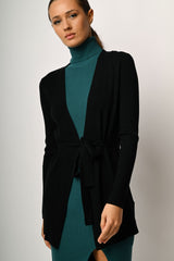 Cardigan con cintura