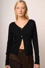 Cardigan con bottone