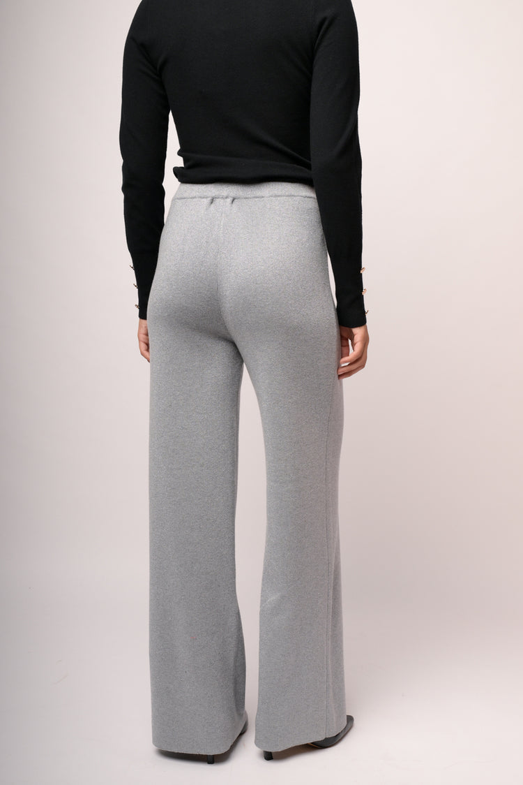 Pantaloni palazzo con lurex