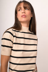Maglia lupetto e lurex