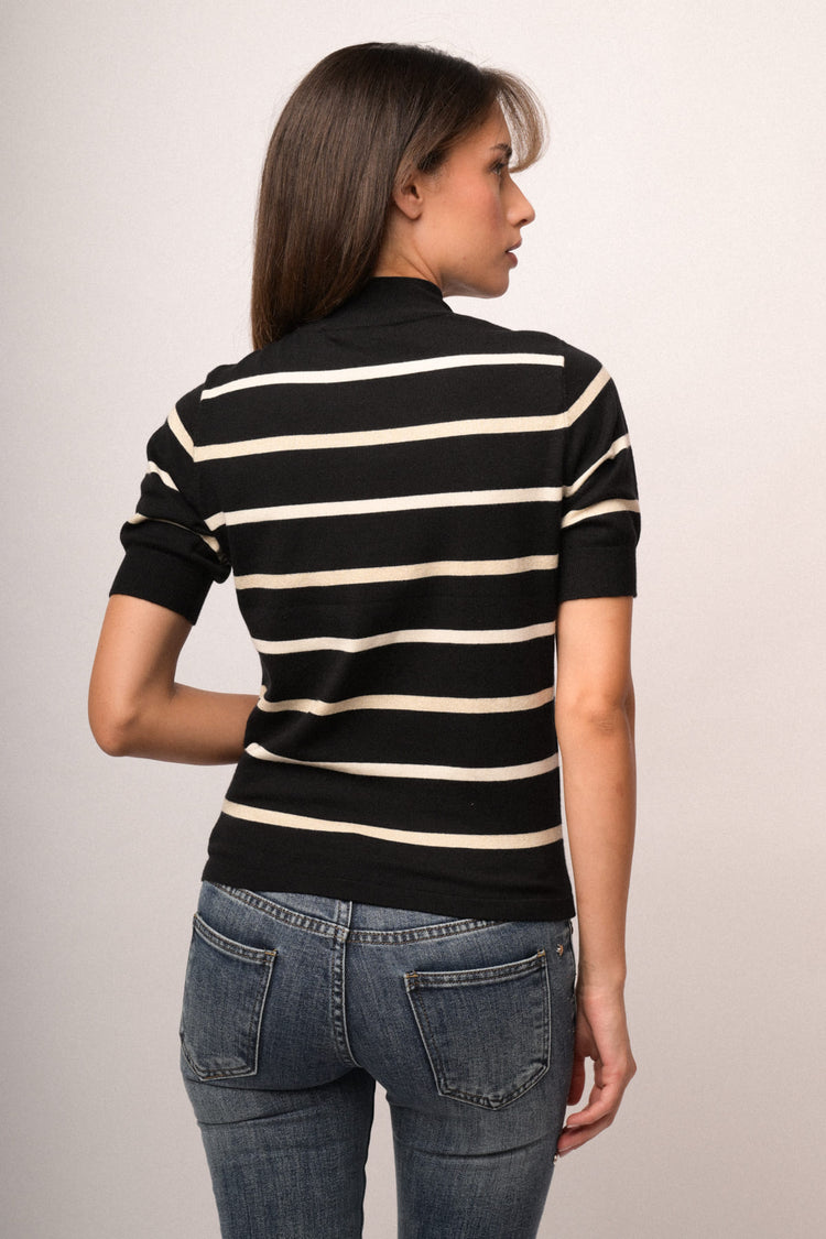 Maglia lupetto e lurex