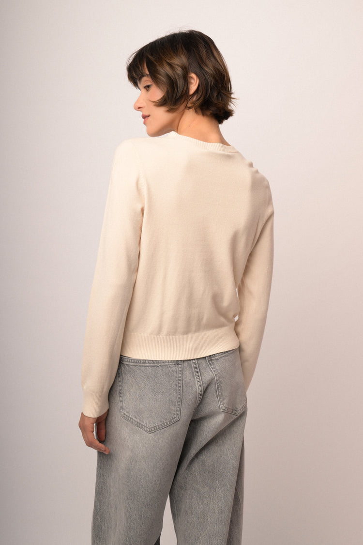 Cardigan con fiocchi