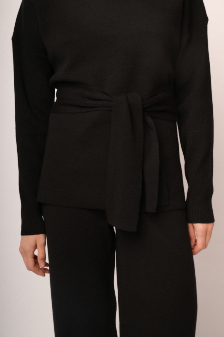 Maglia over con cintura