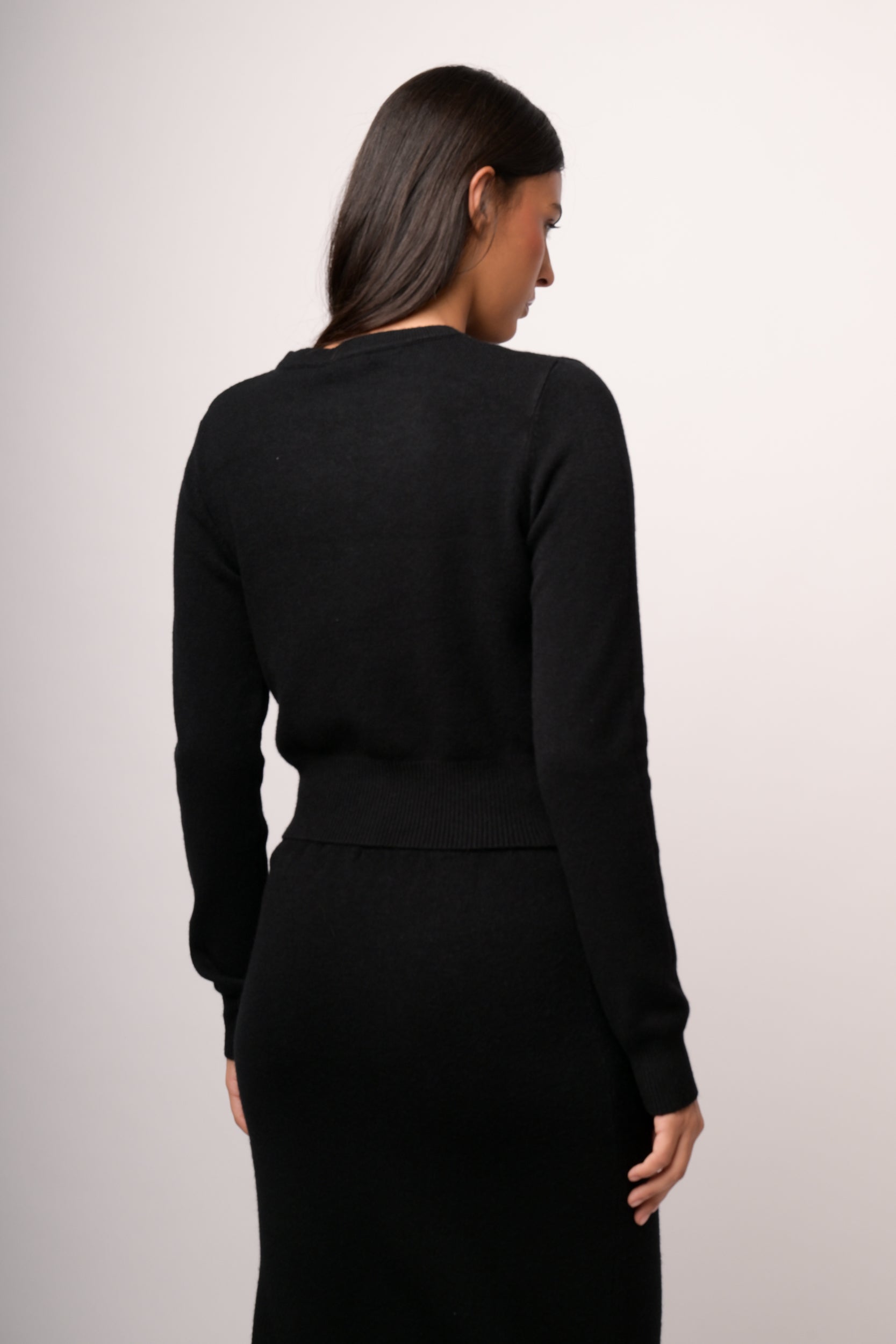 Cardigan con bottoni preziosi