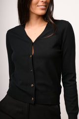 Cardigan over con bottoni