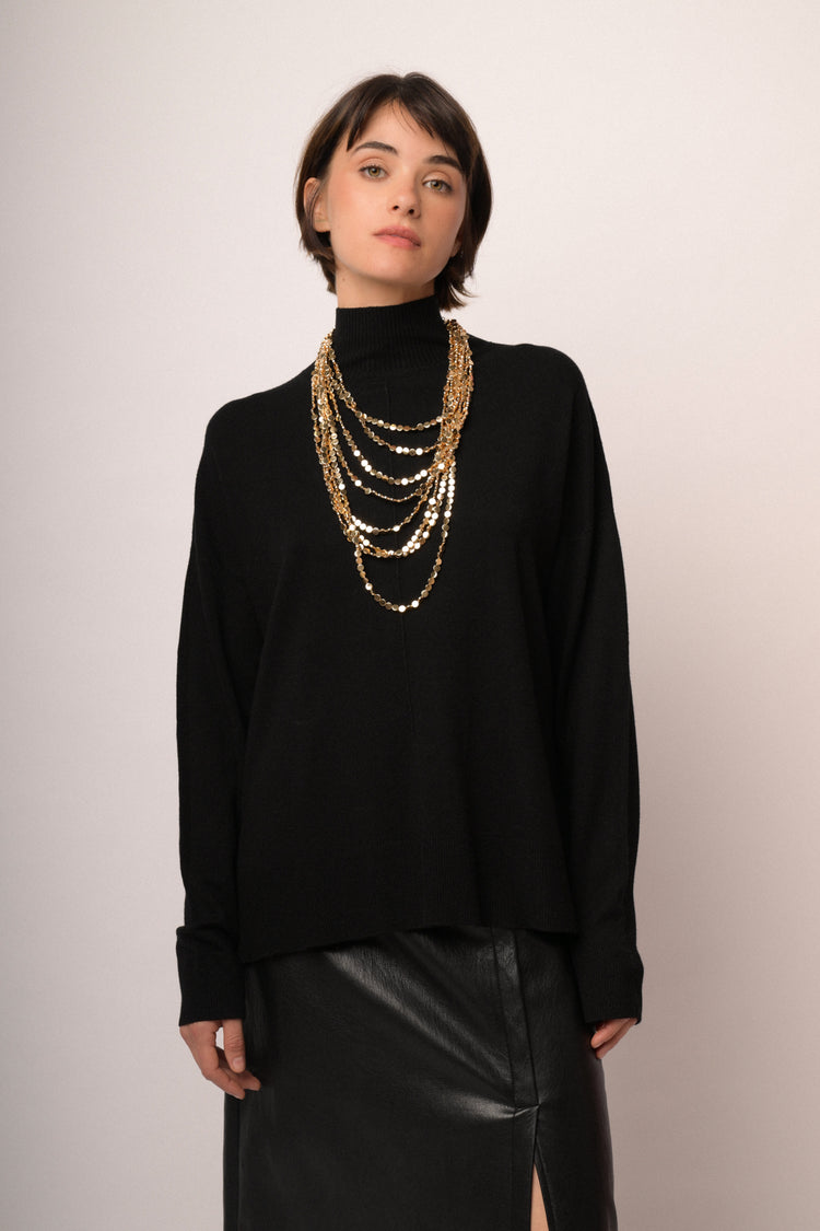 Maglia lupetto over