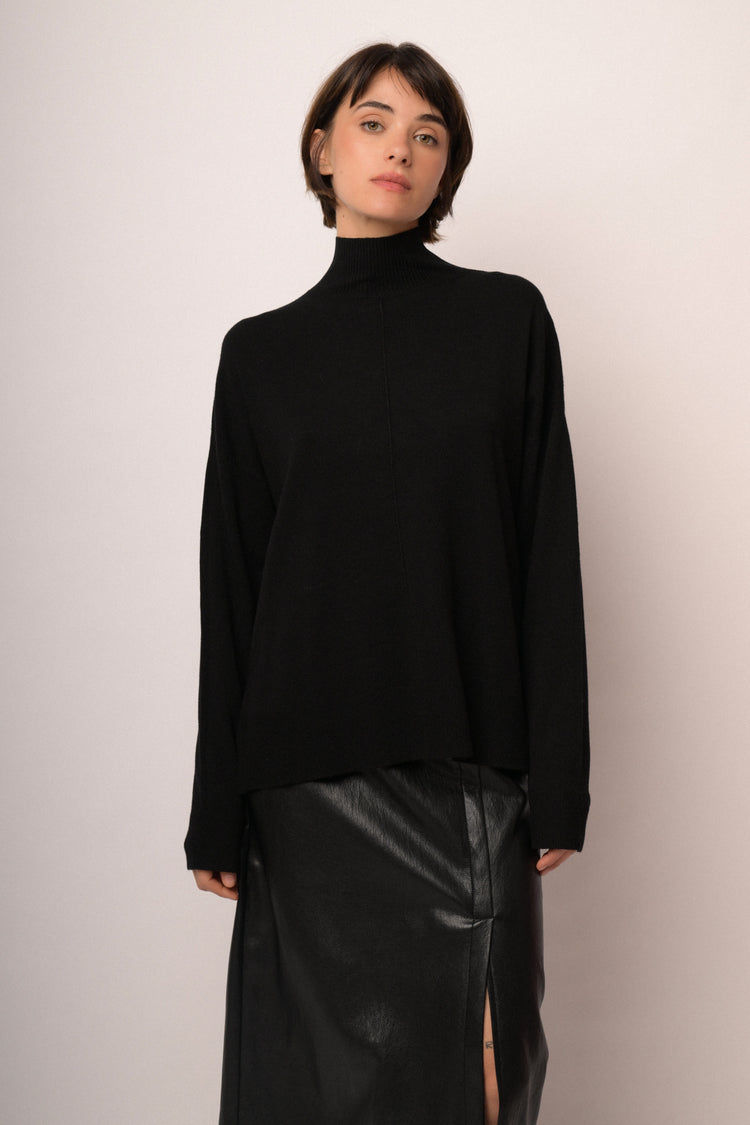 Maglia lupetto over