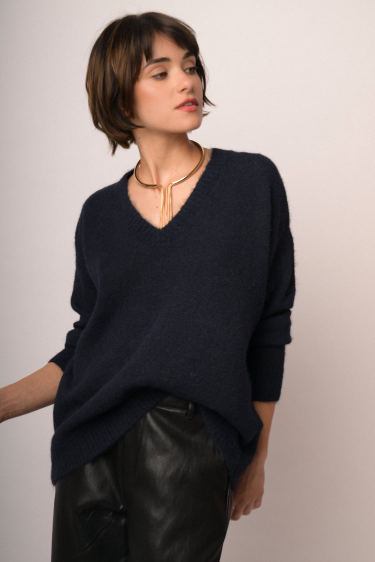 Maglia scollo V over
