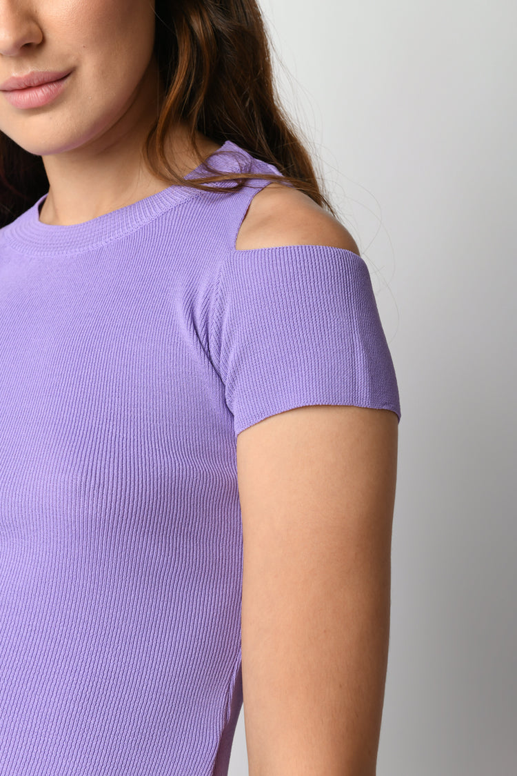 Top crop con cut-outs