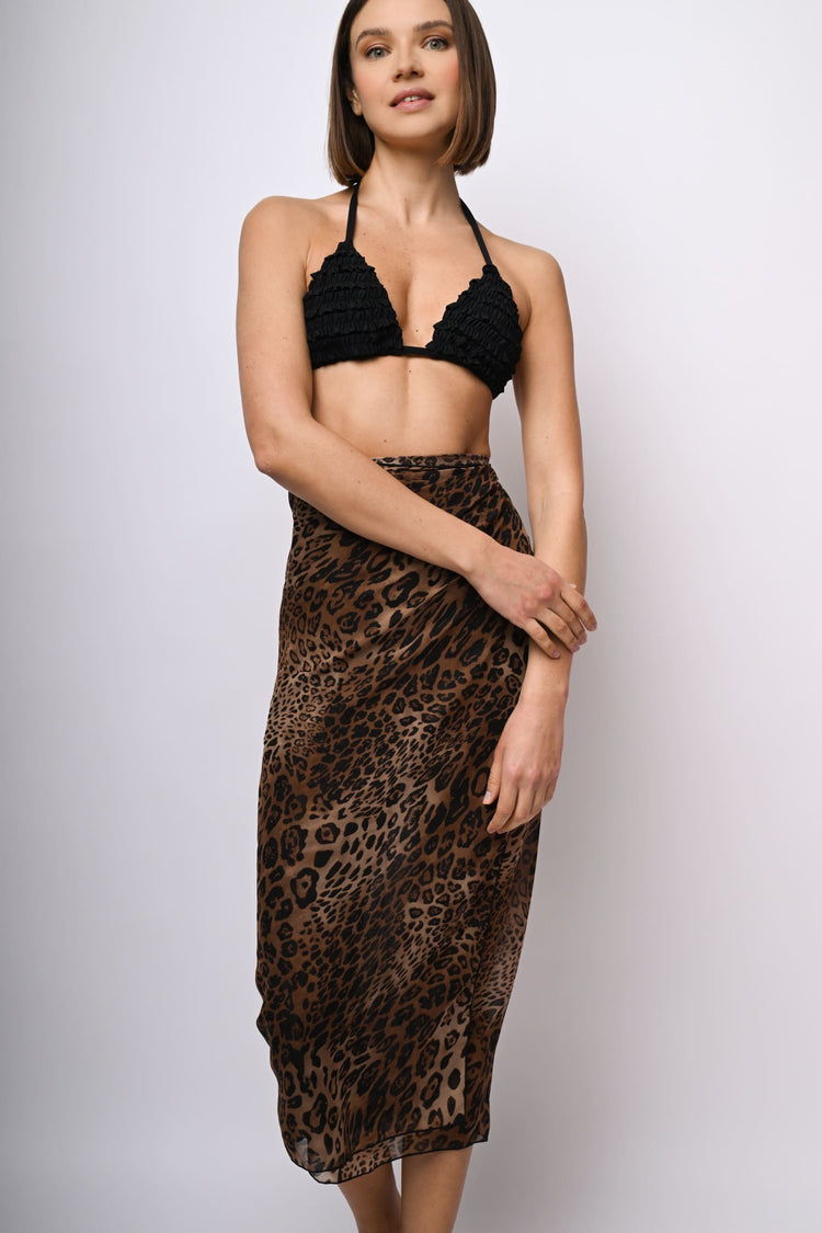 Pareo a stampa animalier