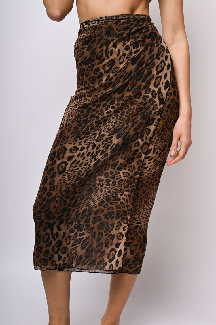 Pareo a stampa animalier