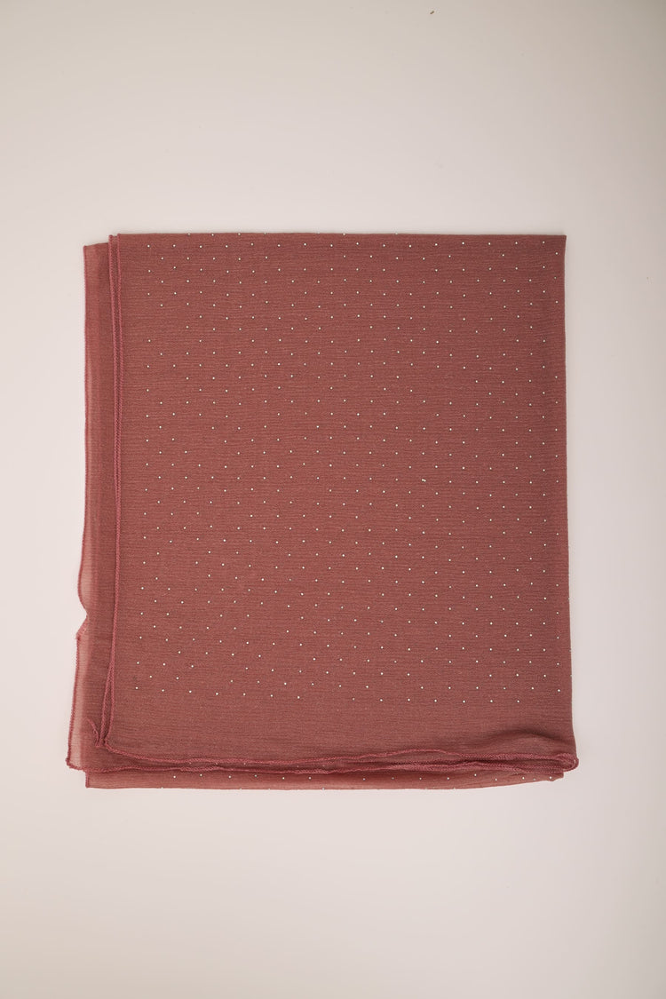 Stola con mini borchie