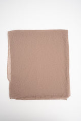 Sciarpa con motivo grafico beige