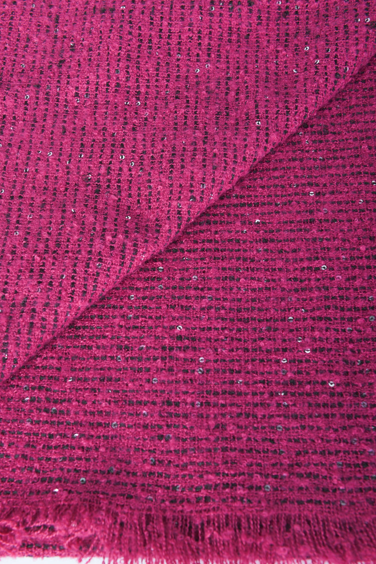 Sciarpa con paillettes