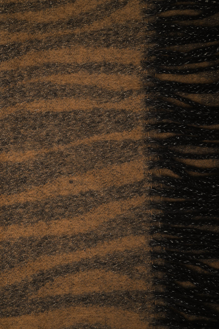 Sciarpa in jacquard animalier