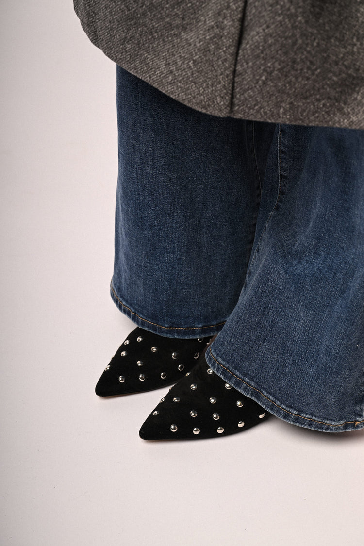 Stivaletti con borchie decorative