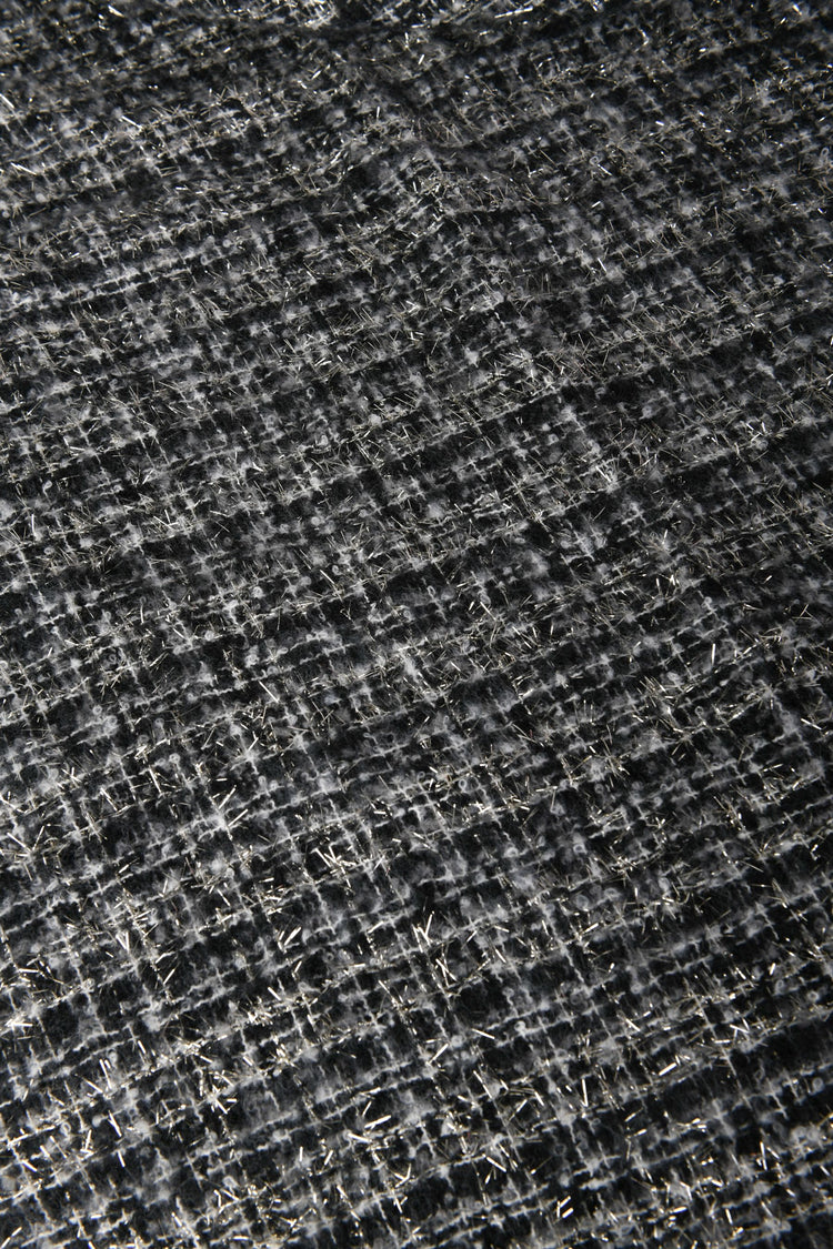 Sciarpa in tweed check lurex