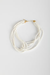 Collana multifili con perle