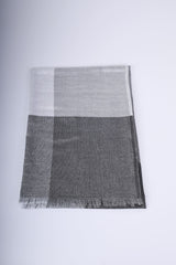 Sciarpa a quadri in maglia lurex