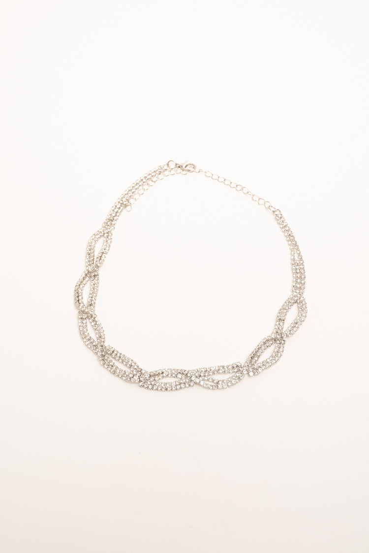 Collana strass elegante