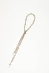 Collana armatura lunga strass