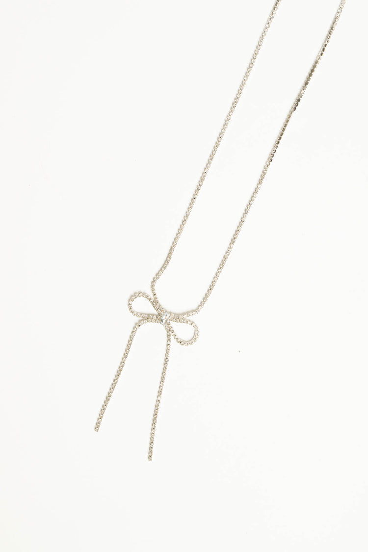 Collana catena con fiocco