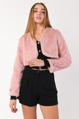 Bolero in faux fur