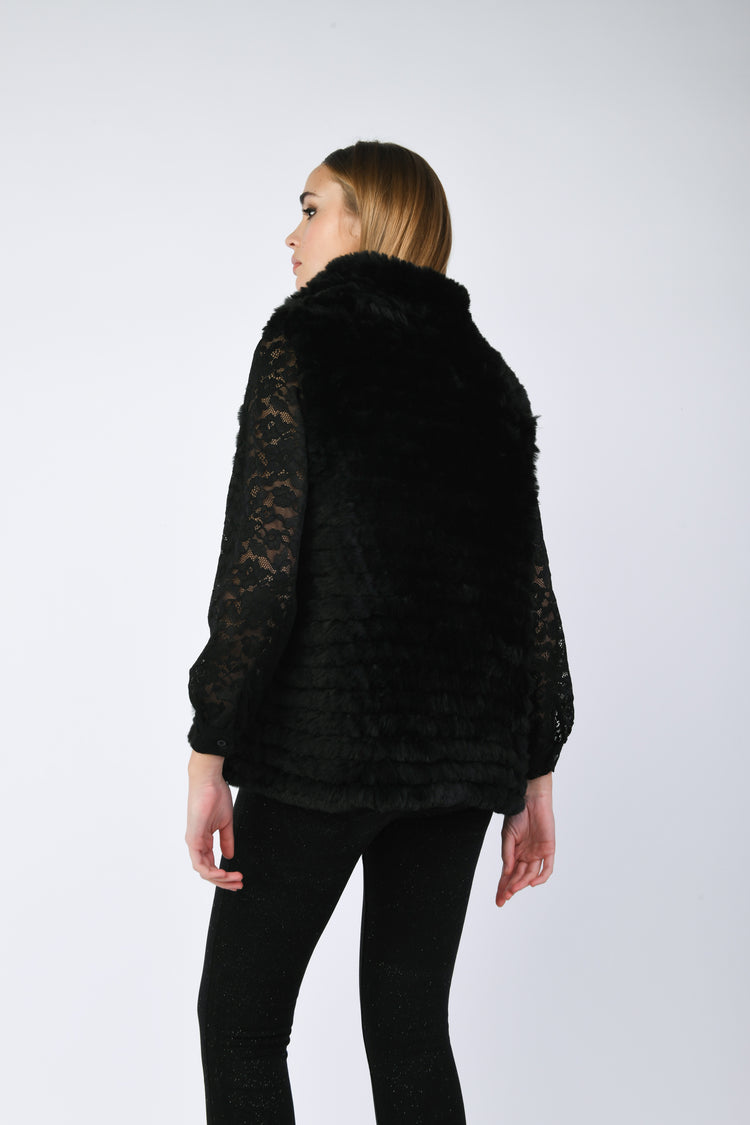 Gilet in faux fur