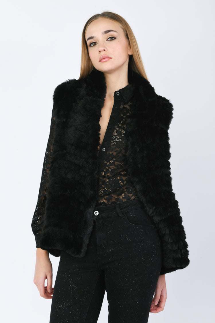 Gilet in faux fur